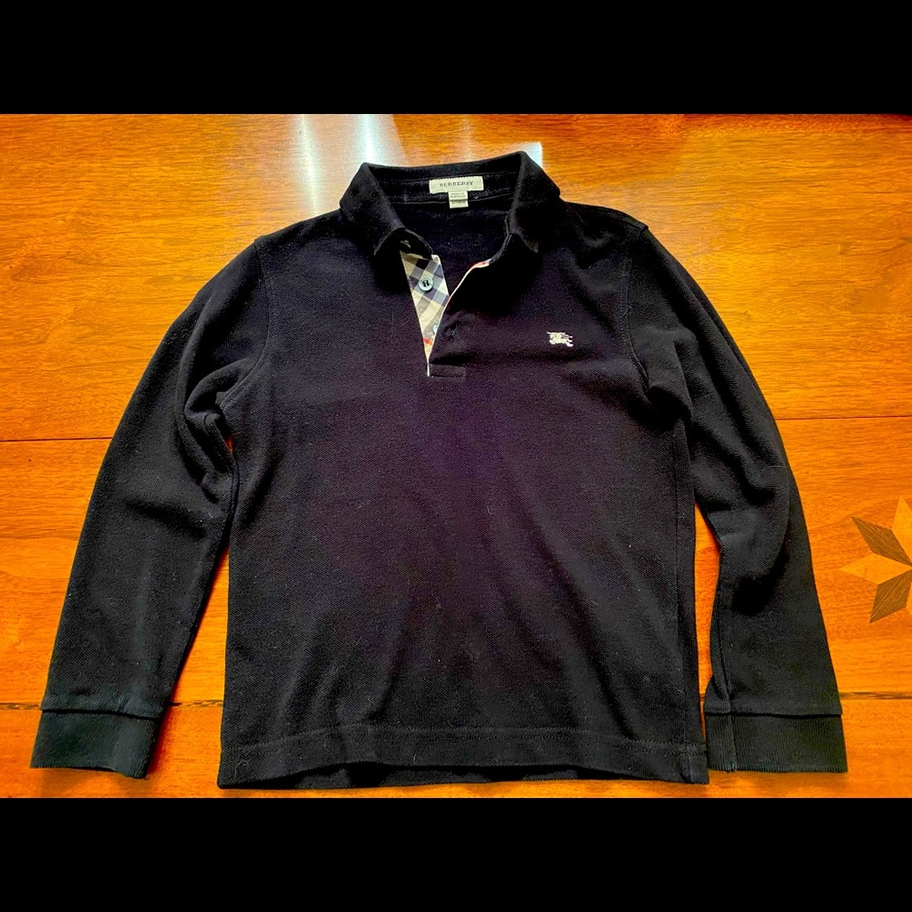 Boys Burberry long sleeve shirt